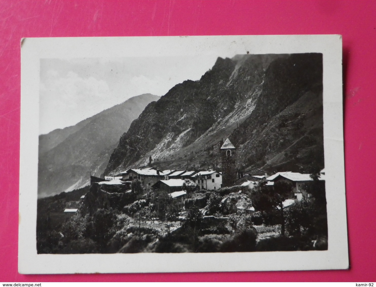 Andorra La Viella   Format 9x6.5  1951      Beau Noir Et Blanc - Lieux