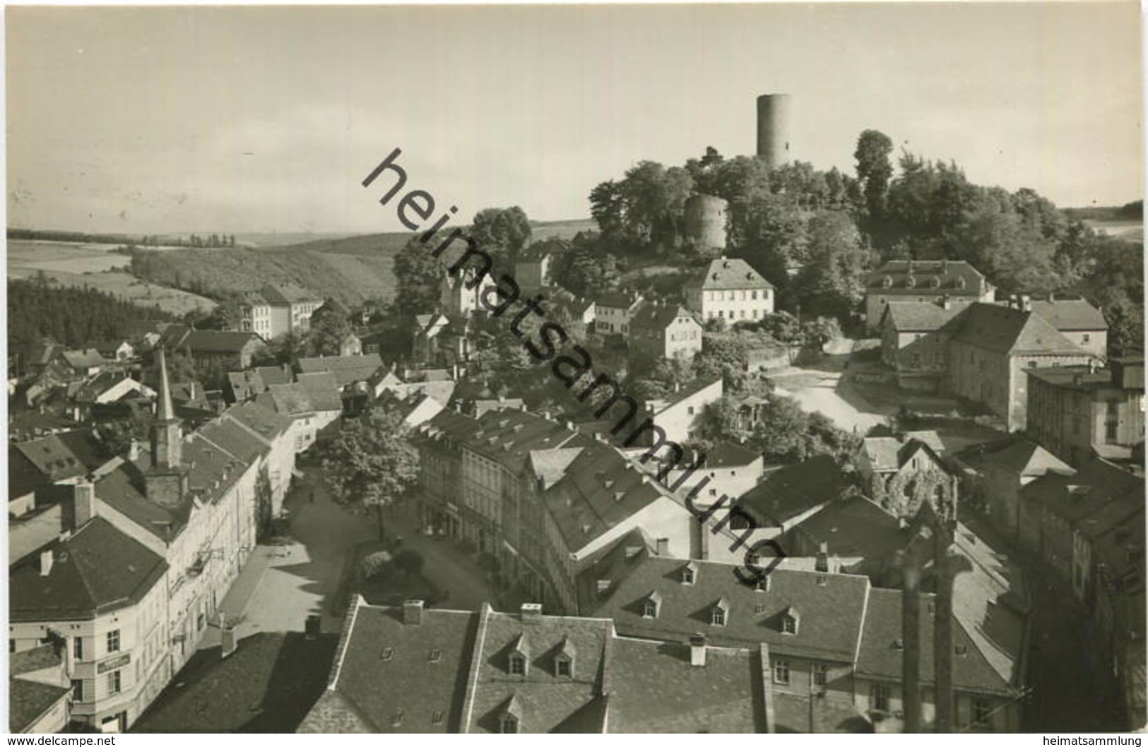 Lobenstein - Blick Vom Kirchturm - Foto-AK - Verlag Photo-König Lobenstein Gel. 1956 - Lobenstein