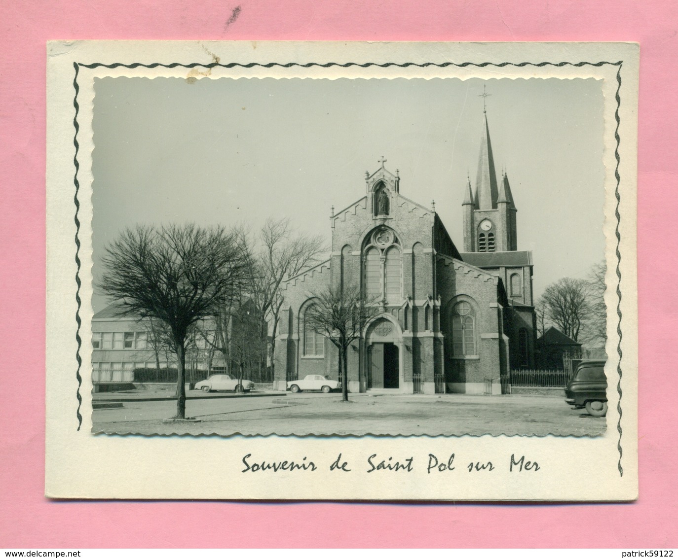 59 - NORD - SOUVENIR DE SAINT / ST POL SUR MER Prés DUNKERQUE - EGLISE ST BENOIT - CLICHE GUILBAUT - LAMBERSART - Saint Pol Sur Mer