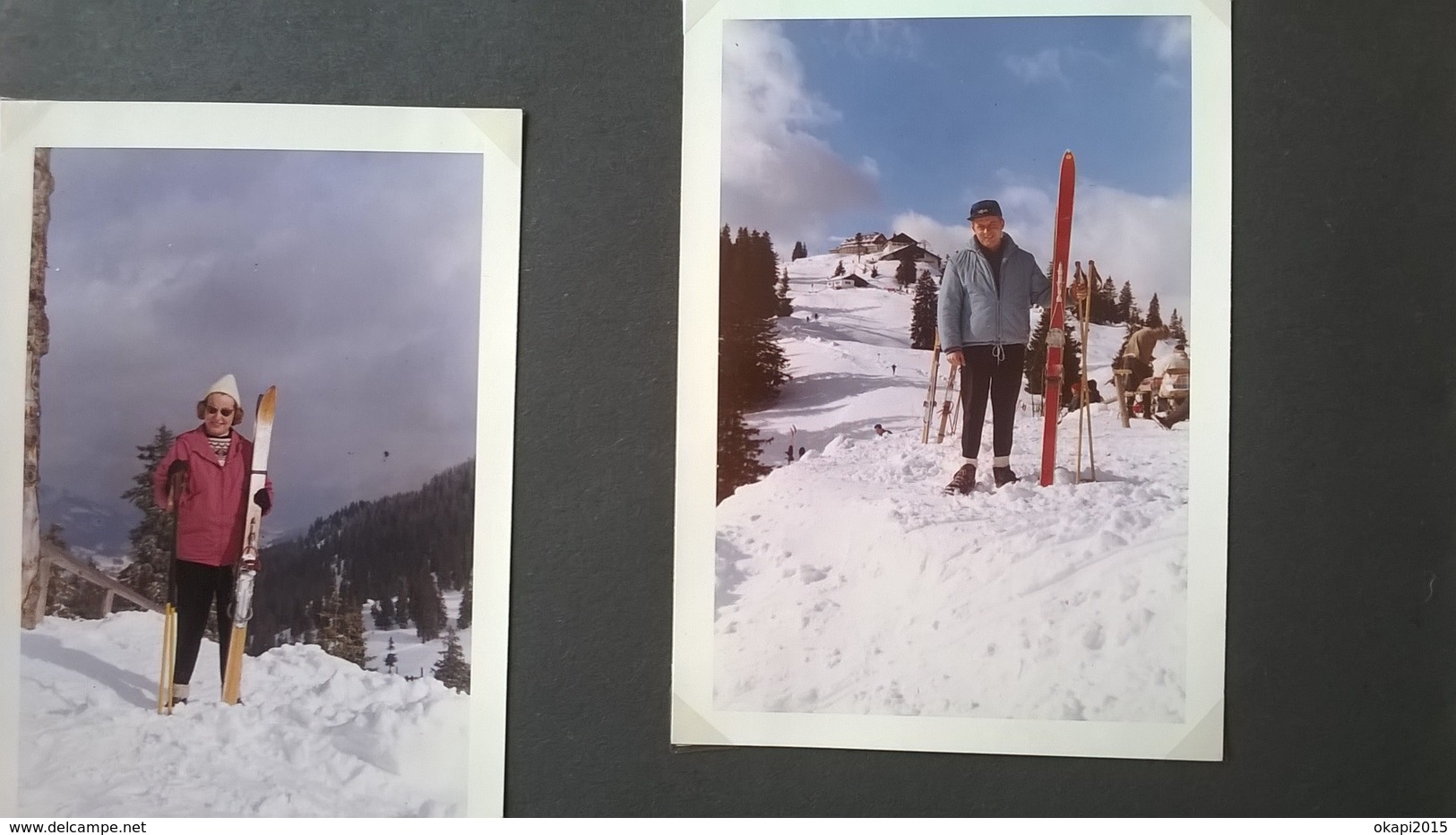 120 PHOTOS DONT 33 PHOTOS D UNE EXCURSION EN MONTAGNES ACTIVITÉ DE SKI JEUX  ANNÉES 1950 À 1970