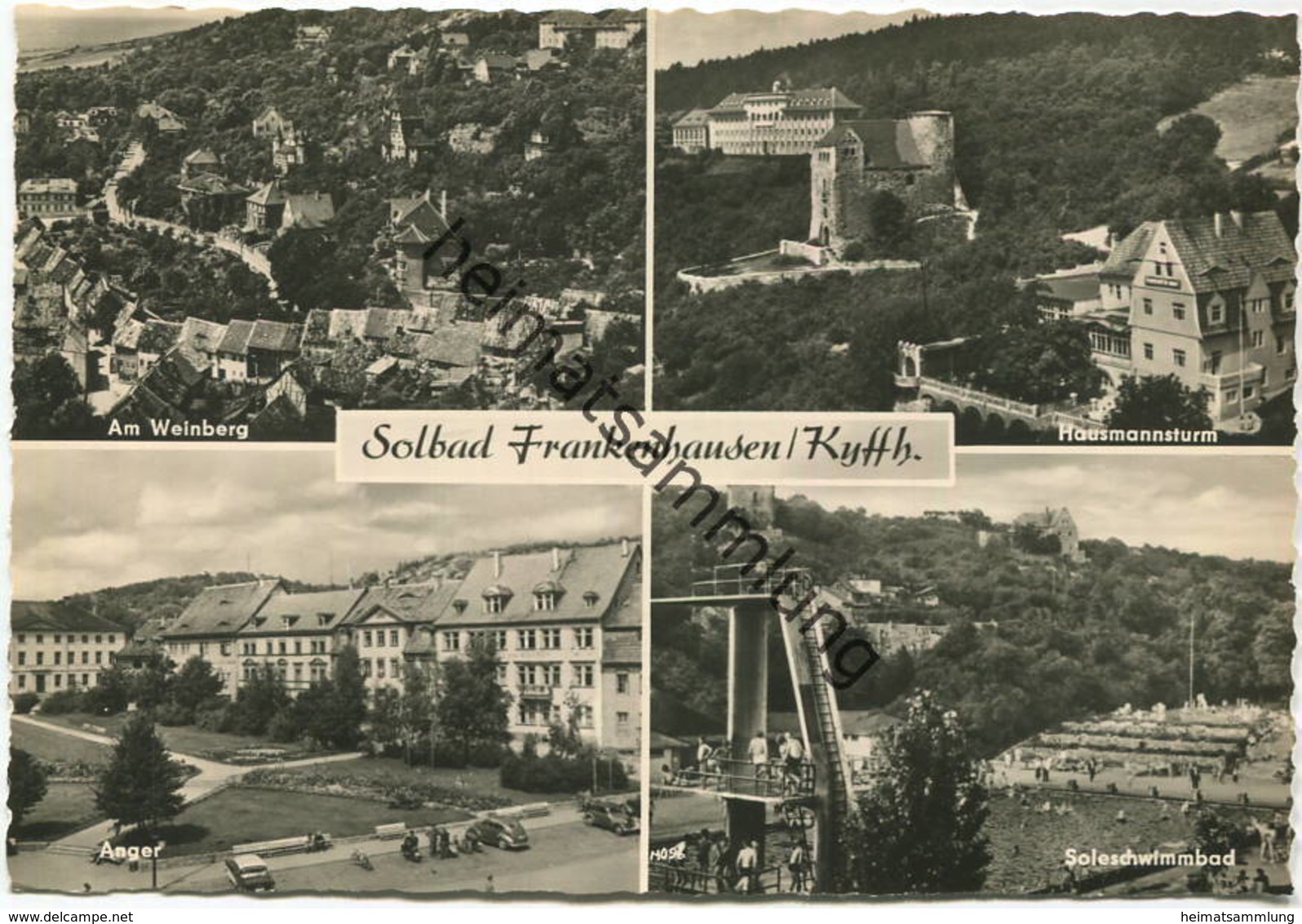 Frankenhausen - Foto-AK Grossformat 1960 - Verlag Kurt Görtz Frankenhausen - Bad Frankenhausen