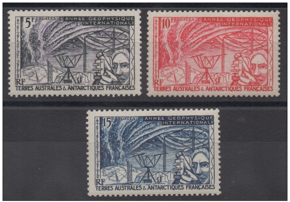 TAAF - YT N° 8 à 10 - Neufs ** - MNH - Cote: 19,50 € - Neufs