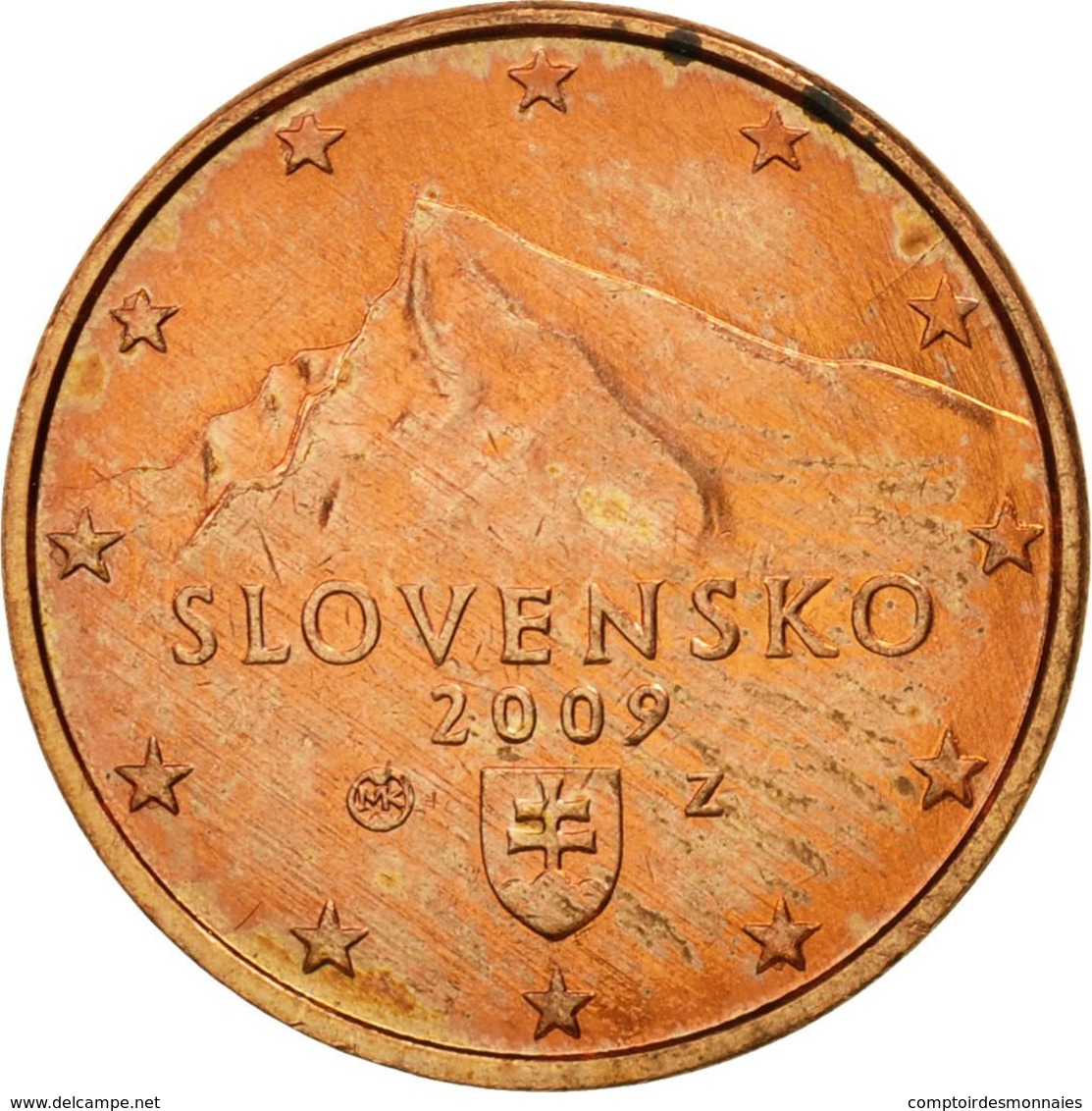 Slovaquie, Euro Cent, 2009, SPL, Copper Plated Steel, KM:95 - Slowakije