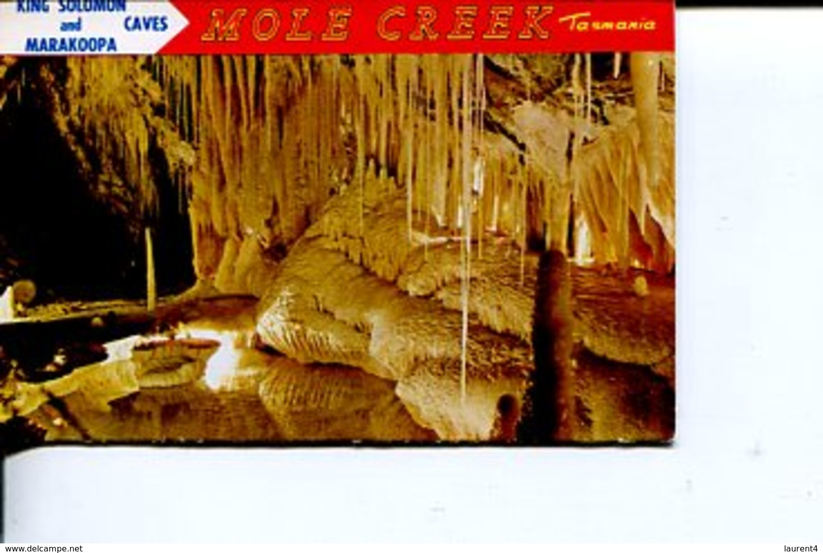 (Booklet 72) Postcard Booklet -  (mint / Neuf) - TAS - Mole Creek Caves - Wilderness