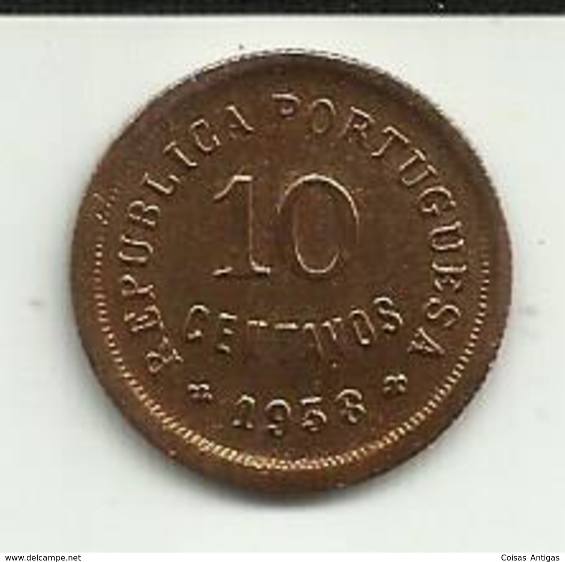 10 Centavos 1938 Republica Portugal - Portugal