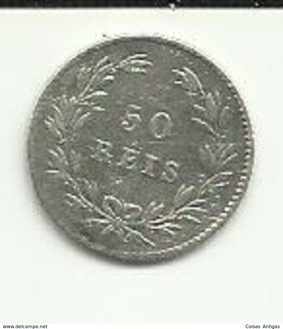 50 Réis 1862 D. Luis I Portugal Rare - Portugal