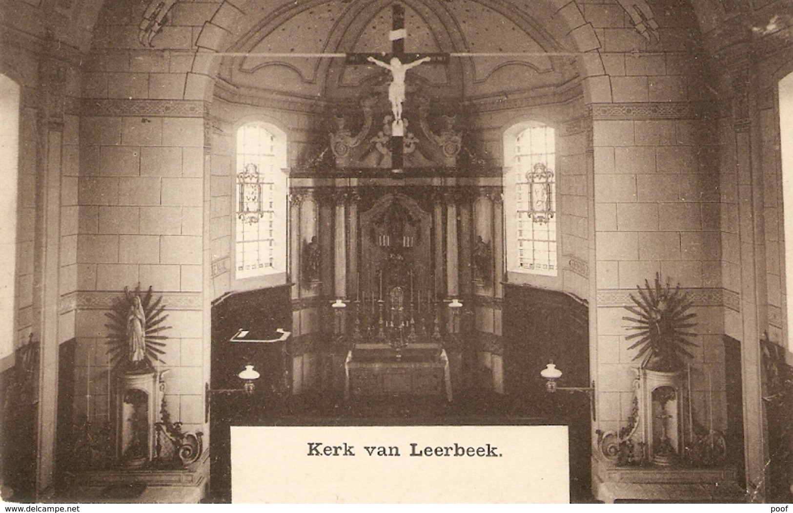 Leerbeek : Binnenzicht Kerk - Gooik