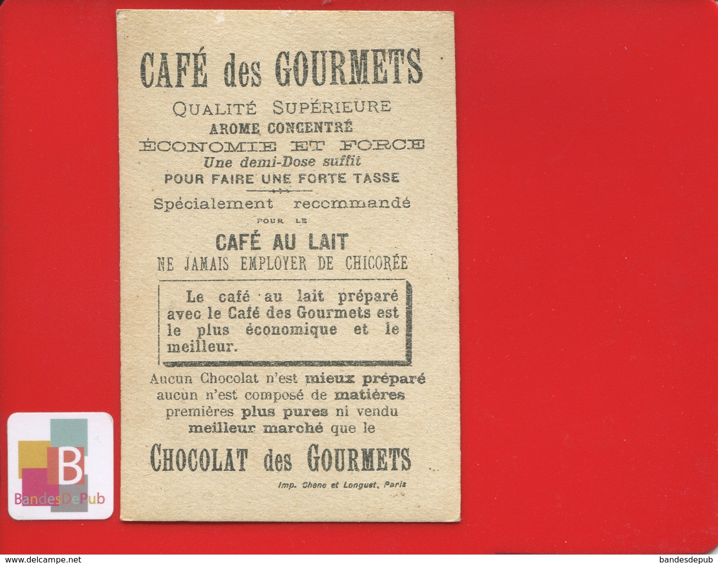 Chocolat Des Gourmets Jolie Chromo Paris Porte Saint-Denis Imp Chêne Longuet - Autres & Non Classés