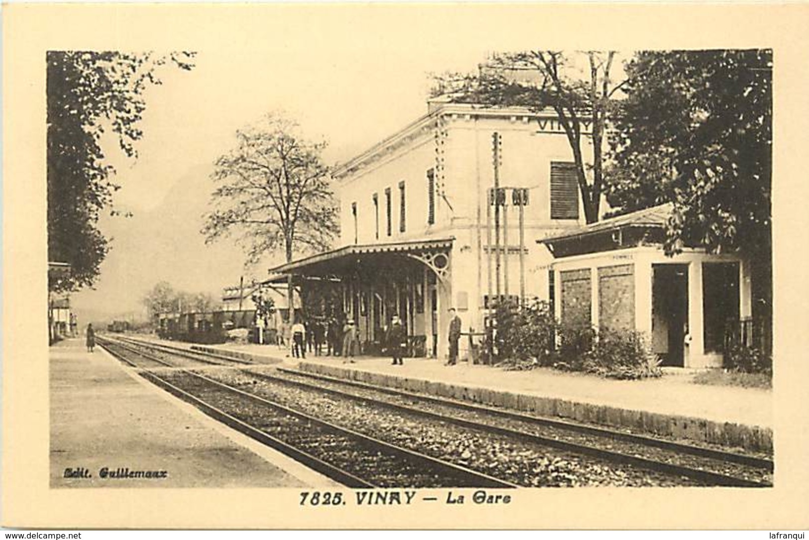 RB - Editeur Riviere Bureau -ref A490- Isere - Vinay - Gare - La Gare Ligne De Chemin De Fer  -carte Bon Etat - - Vinay