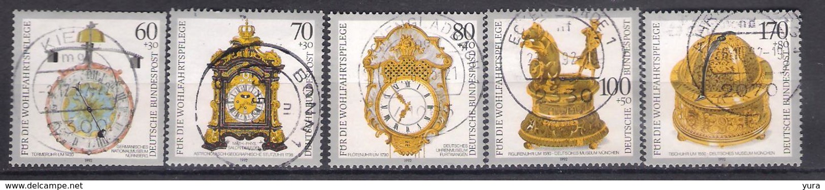 Federal Republic 1992 Mi Nr 1631/5    (a4p3) - Gebruikt