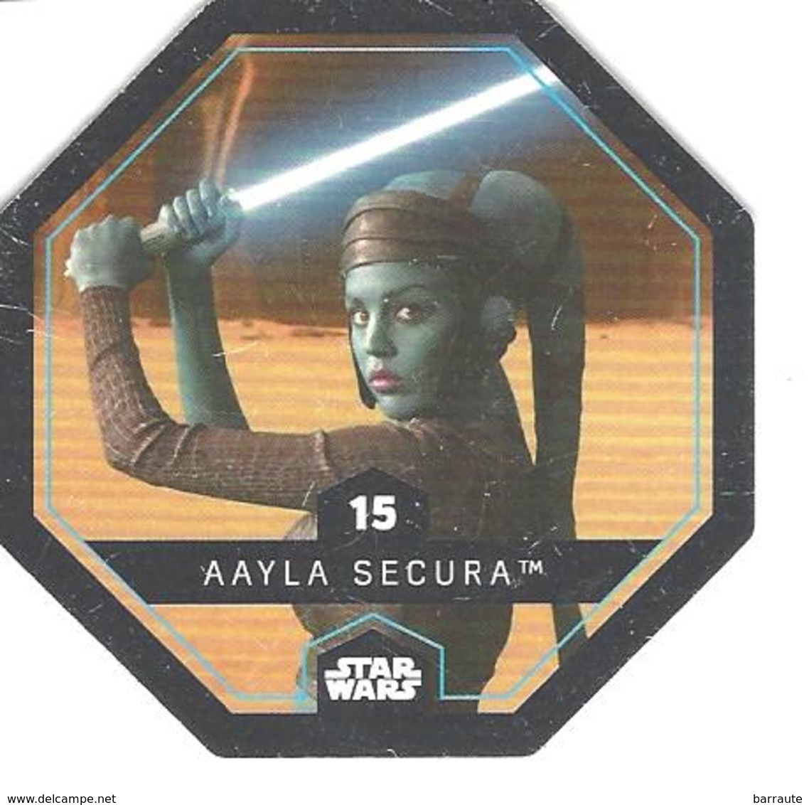 JETON LECLERC STAR WARS   N° 15 AAYLA SECURA - Poder De La Fuerza