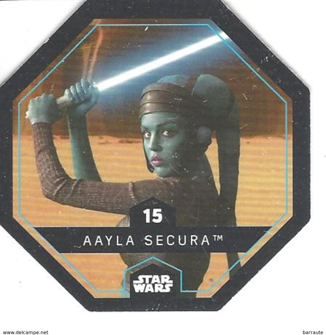 JETON LECLERC STAR WARS   N° 15 AAYLA SECURA - Power Of The Force