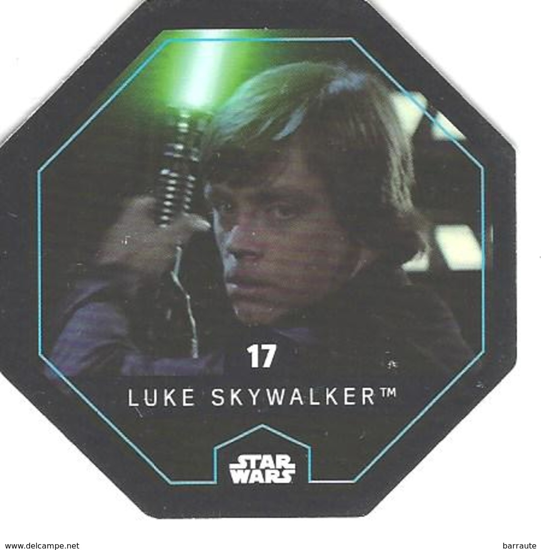 JETON LECLERC STAR WARS   N° 17 LUKE SKYWALKER - Power Of The Force