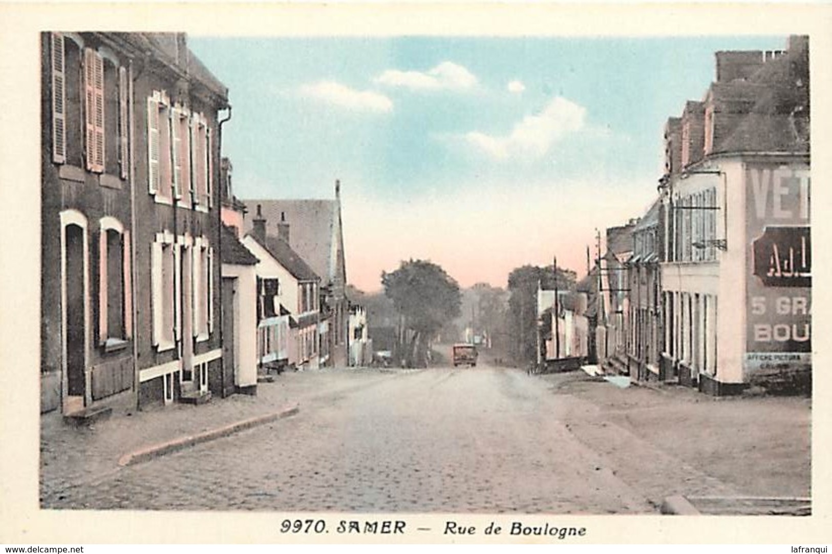 RB - Editeur Riviere Bureau -ref A439- Pas De Calais - Samer - Rue De Boulogne  - Carte Bon Etat - - Samer