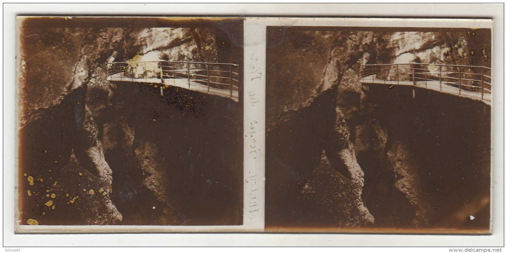Plaques Stérèoscopiques  Annecy Gorges Du Fier - Visionneuses Stéréoscopiques