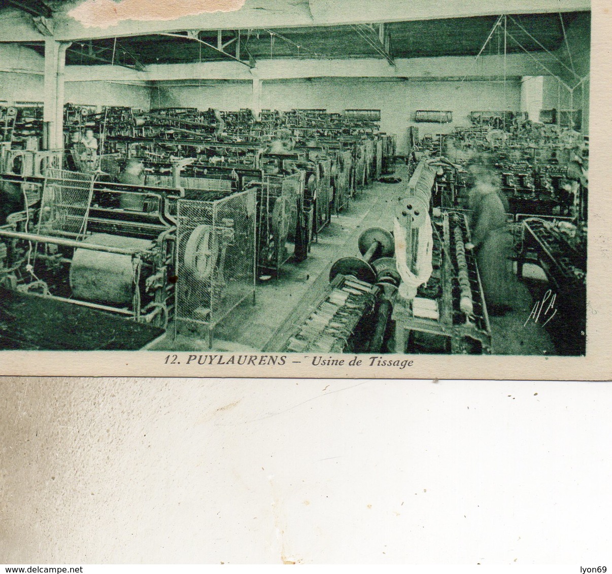 PUYLAURENS USINE DE TISSAGE ETAT - Puylaurens