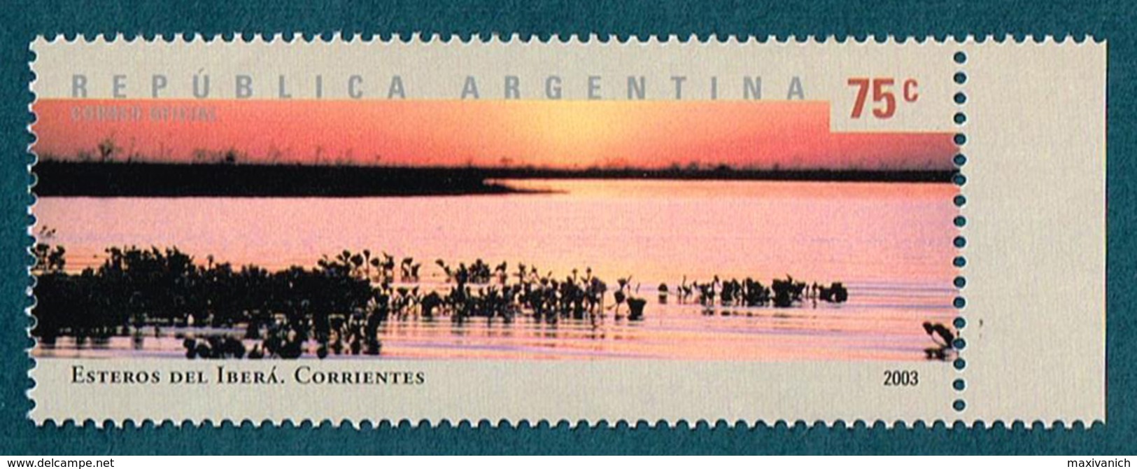 Argentina 2003 Landscapes Iberá Marshes MNH - Unused Stamps