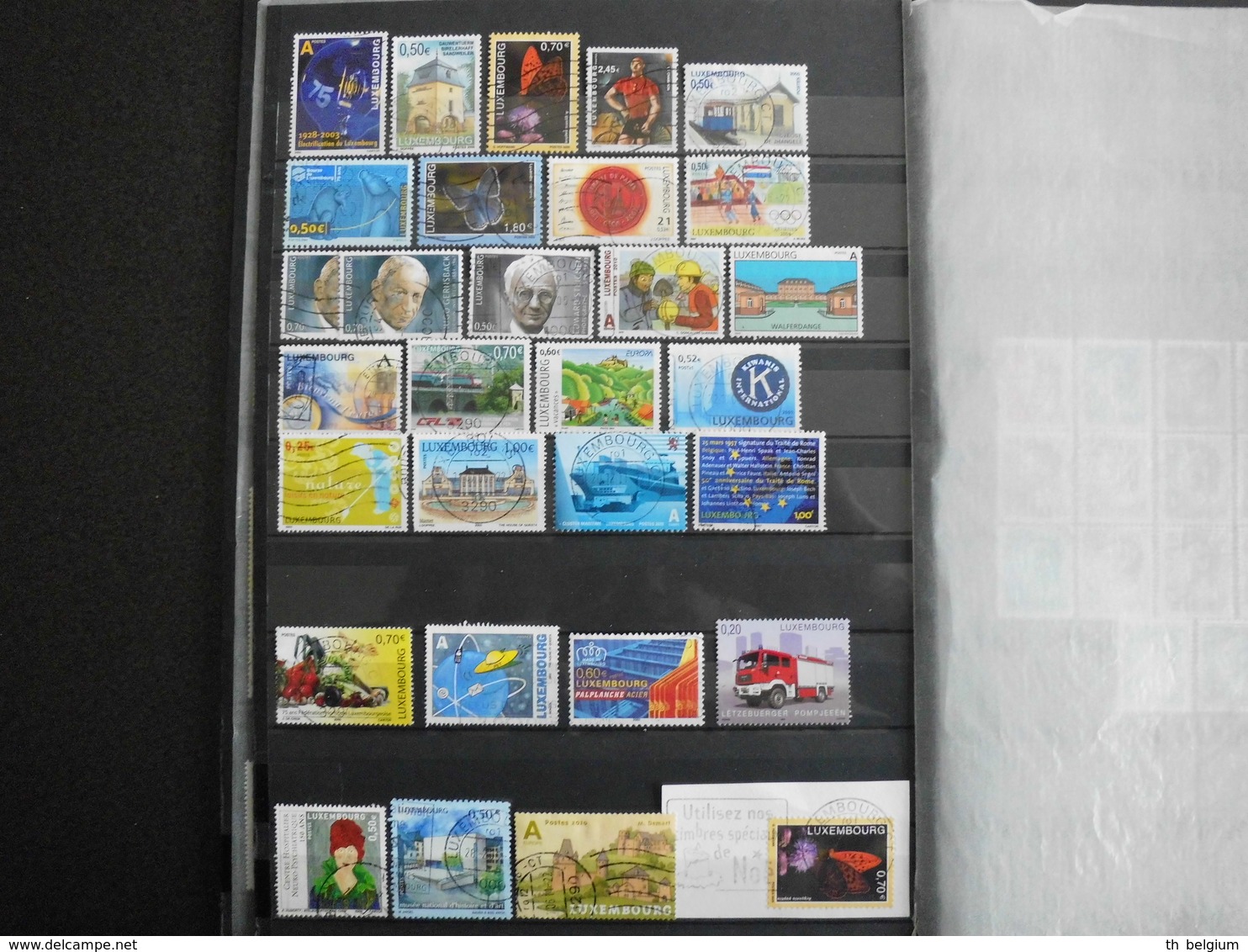 Luxemburg Luxembourg - Collection (4) - 90 Stamps With Euro Values - Verzamelingen