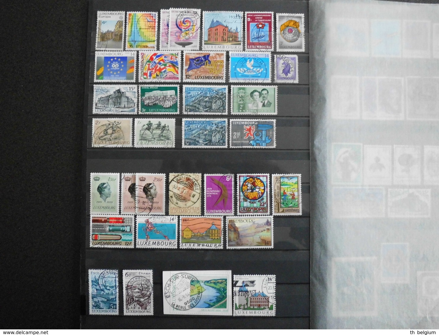 Luxemburg Luxembourg - Collection (4) - 90 Stamps With Euro Values - Verzamelingen