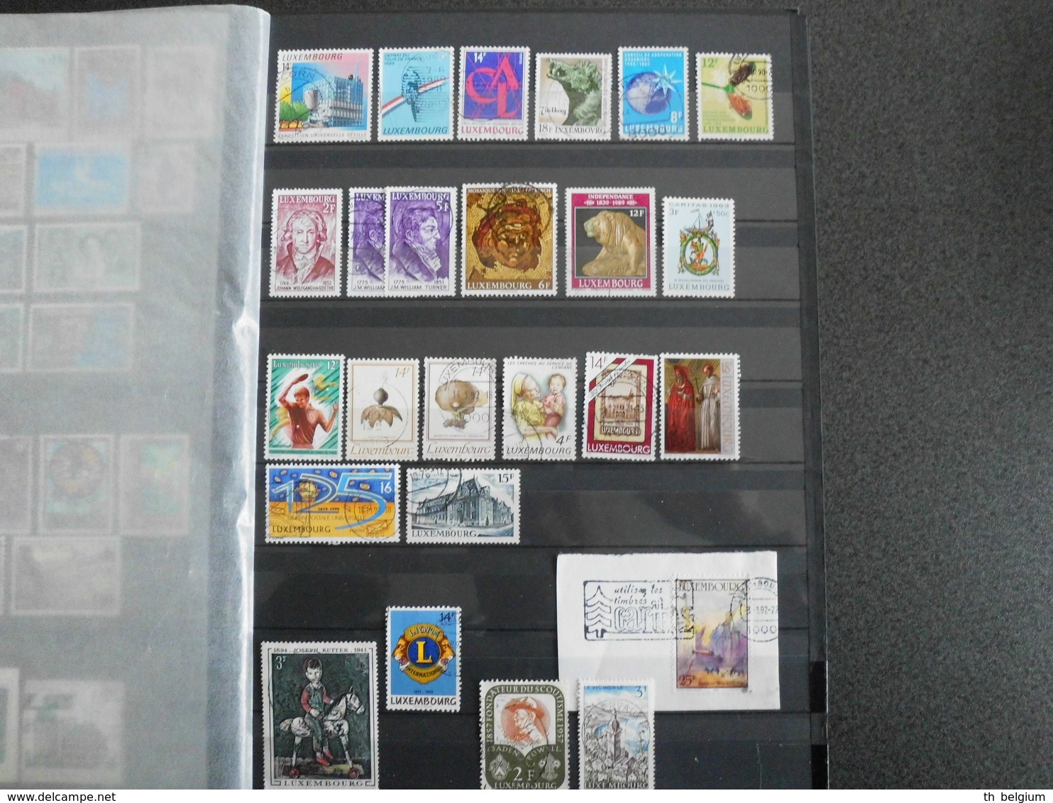 Luxemburg Luxembourg - Collection (4) - 90 Stamps With Euro Values - Verzamelingen