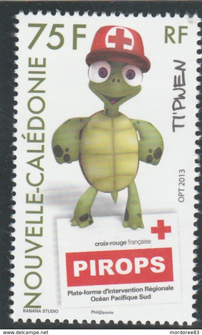 NOUVELLE CALEDONIE - 2013 - PIROPS CROIX ROUGE - NEUF -                       TDA262 - Unused Stamps