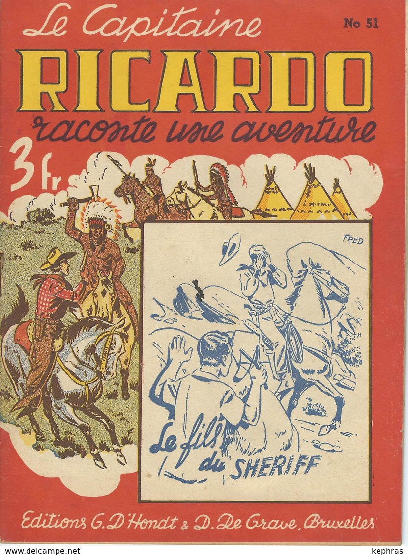 Capitaine RICARDO N° 51 - Le Fils Du Sheriff - TBE - Aventura