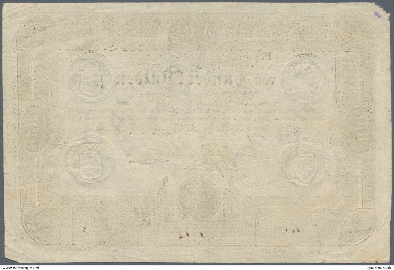 01048 Austria / Österreich: 100 Gulden 1811 Issued Note (not Formular) P. A49a, Highly Rare Banknote, Cent - Autriche