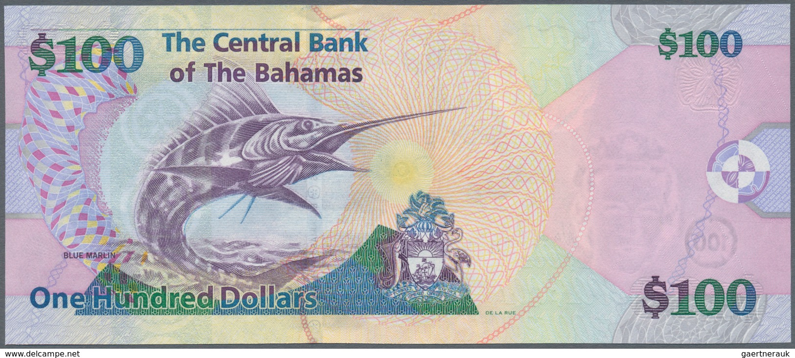 01104 Bahamas: 100 Dollars 2009 P. 76a In Condition: UNC. - Bahama's