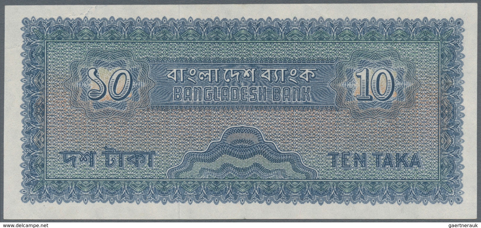 01110 Bangladesh: Set Of 2 Banknotes 10 And 100 Taka ND(1972) P. 8, 9, Both With Crispness In Paper And Or - Bangladesh