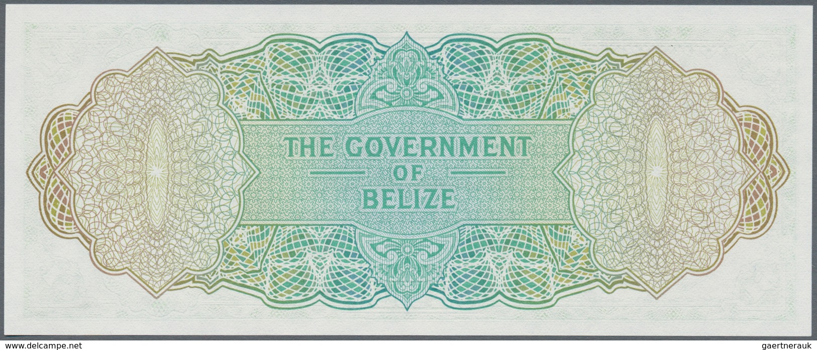 01138 Belize: Set Of 2 Banknotes Containing 5 Dollars 1980 P. 39 (UNC), 1 Dollar 1976 P. 33c (UNC), Nice S - Belize