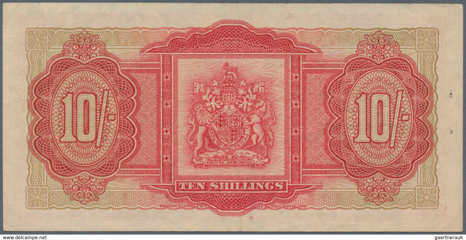 01143 Bermuda: 10 Shillings 1957 P.19 In F And 1 Pound 1957 P.20 In VF (2 Pcs.) - Bermude