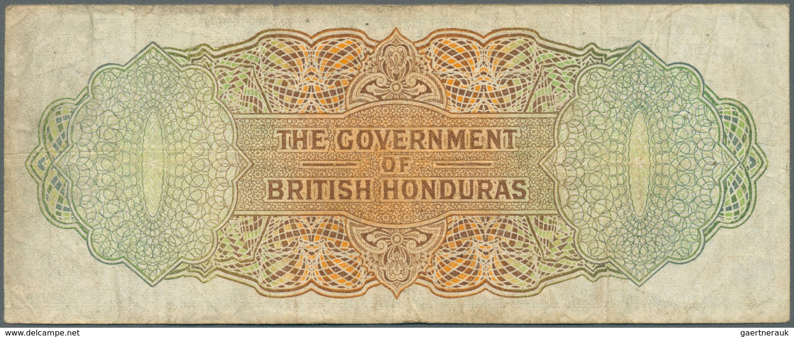 01161 British Honduras: Government Of British Honduras 10 Dollars April 1st 1964, P.31b, Still A Nice Note - Honduras