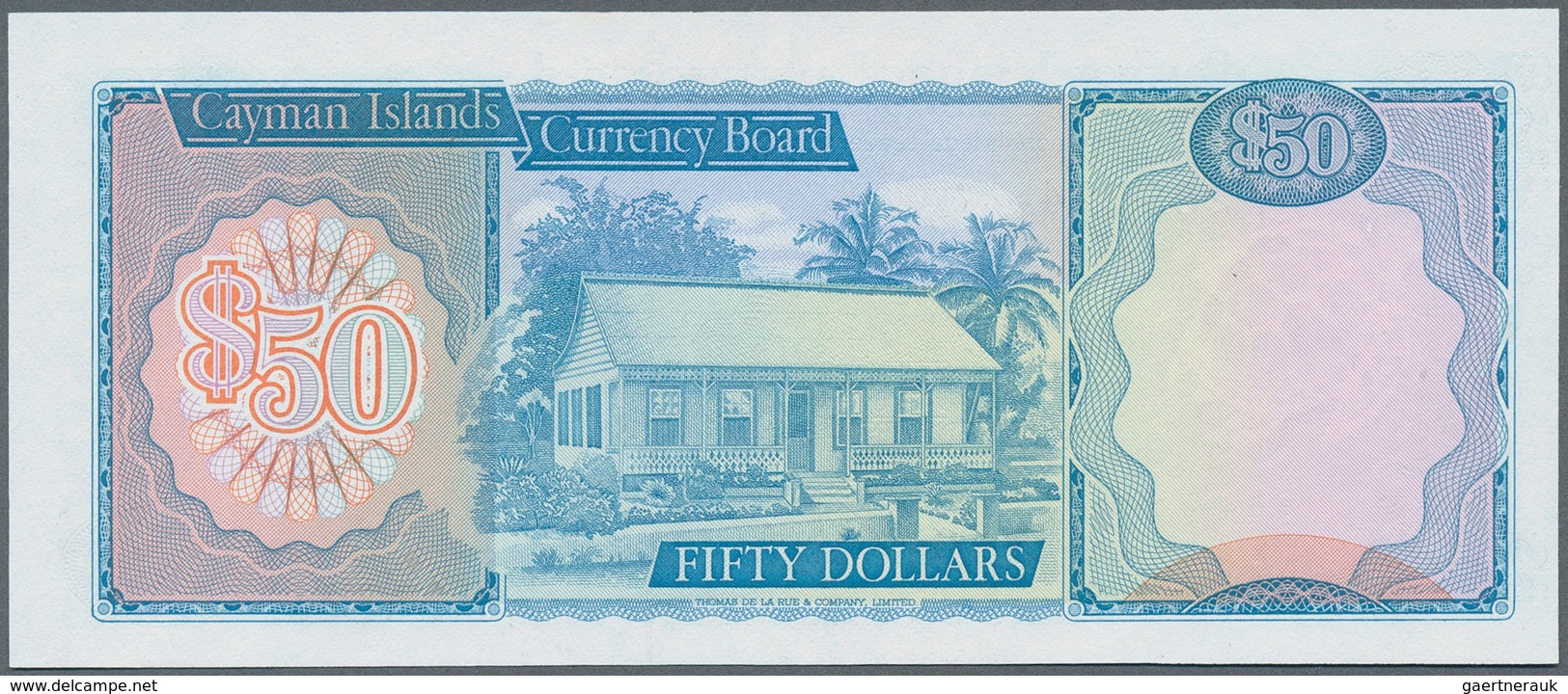 01264 Cayman Islands: 50 Dollras L.1974, P. 10 In Condition: UNC. - Islas Caimán