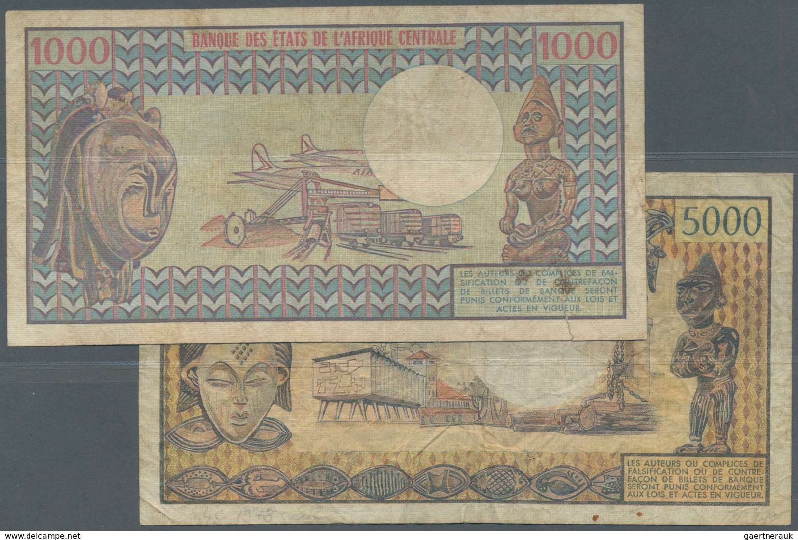 01319 Congo / Kongo: Republique Populaire Du Congo 1000 Francs 1983 P.3e In F With Small Tear At Lower Mar - Non Classificati