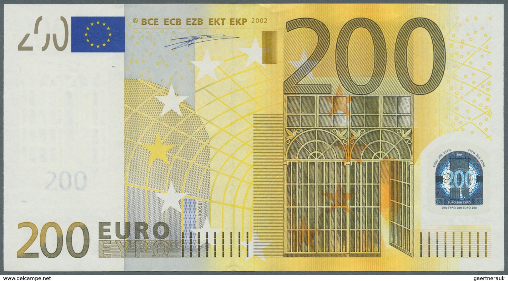 01422 EURO: 200 Euro P. 6x R005B1 In Condition: AUNC. - Other & Unclassified