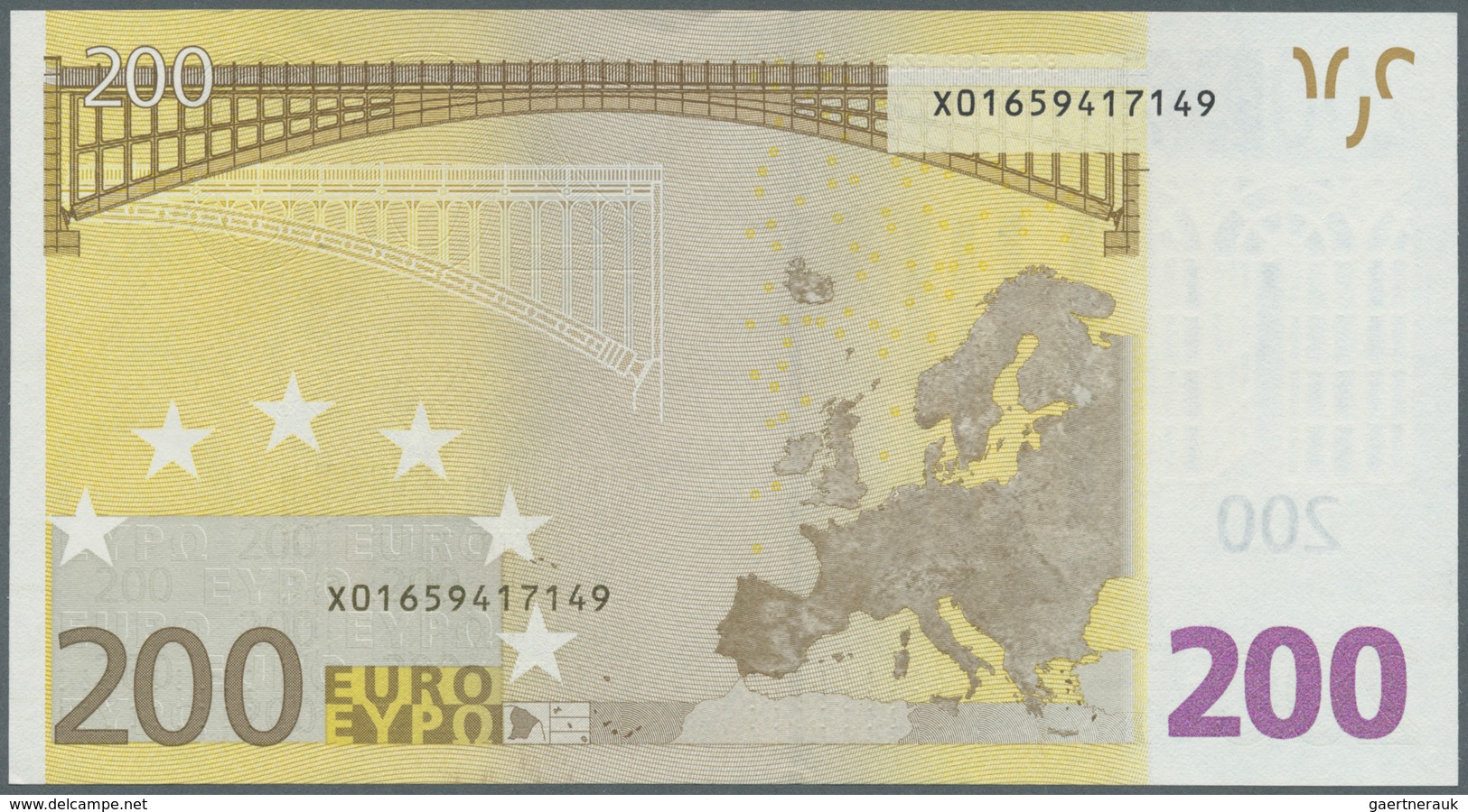 01422 EURO: 200 Euro P. 6x R005B1 In Condition: AUNC. - Otros & Sin Clasificación