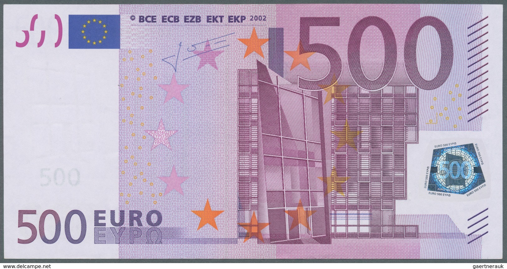 01423 EURO: 500 Euro P. 14x R014G2, In Condition: UNC. - Other & Unclassified