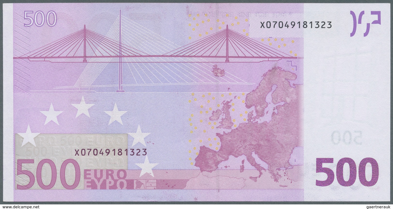 01423 EURO: 500 Euro P. 14x R014G2, In Condition: UNC. - Andere & Zonder Classificatie