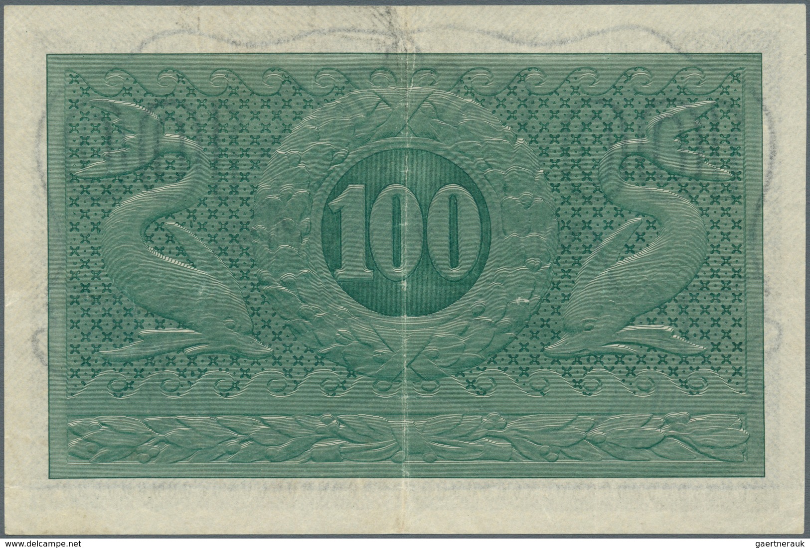 01430 Faeroe Islands / Färöer: 100 Kroner ND(1952-63) P. 15, Vertially Folded, No Holes Or Tears, Crispnes - Islas Faeroes