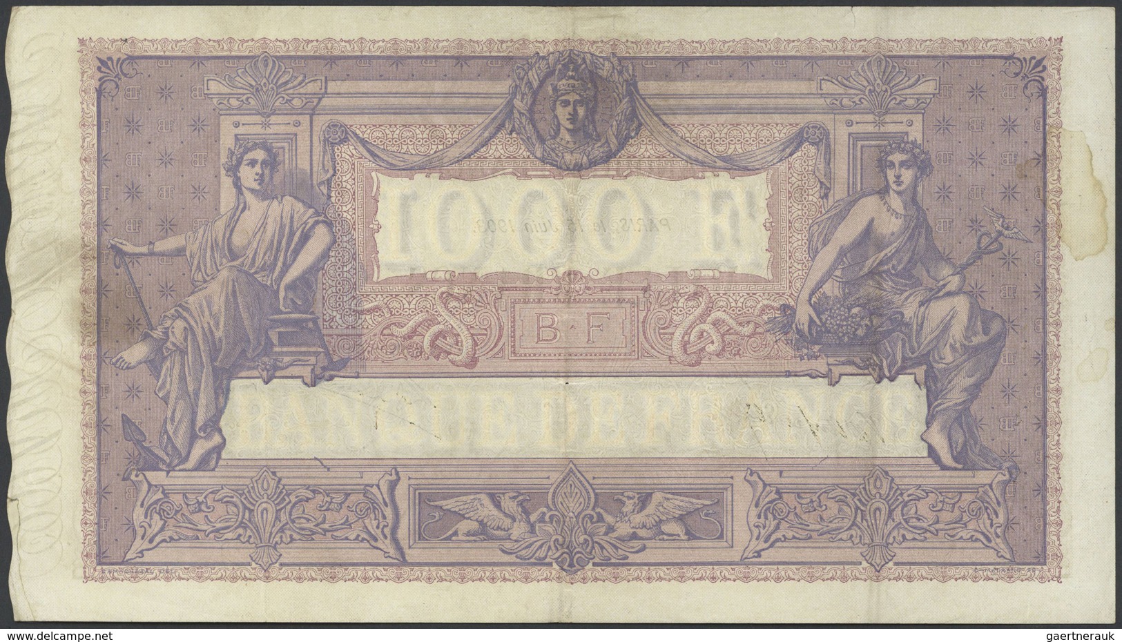 01474 France / Frankreich: 1000 Francs June 15th 1903, P.67e (Fay 36-17) With Signatures: Frachon, D'Anfre - Otros & Sin Clasificación