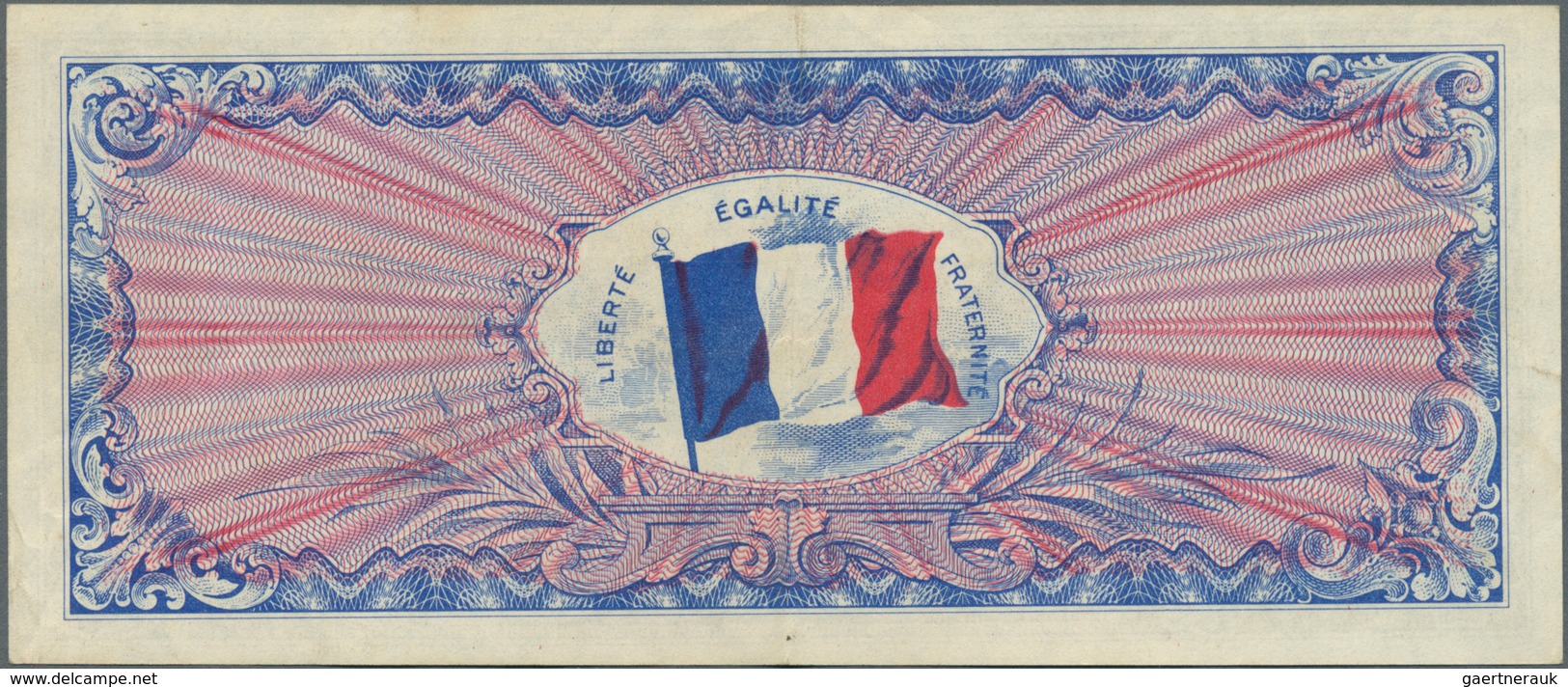 01482 France / Frankreich: 500 Francs 1944 P. 119a, Light Center Fold And Minor Handling In Paper, No Hole - Otros & Sin Clasificación