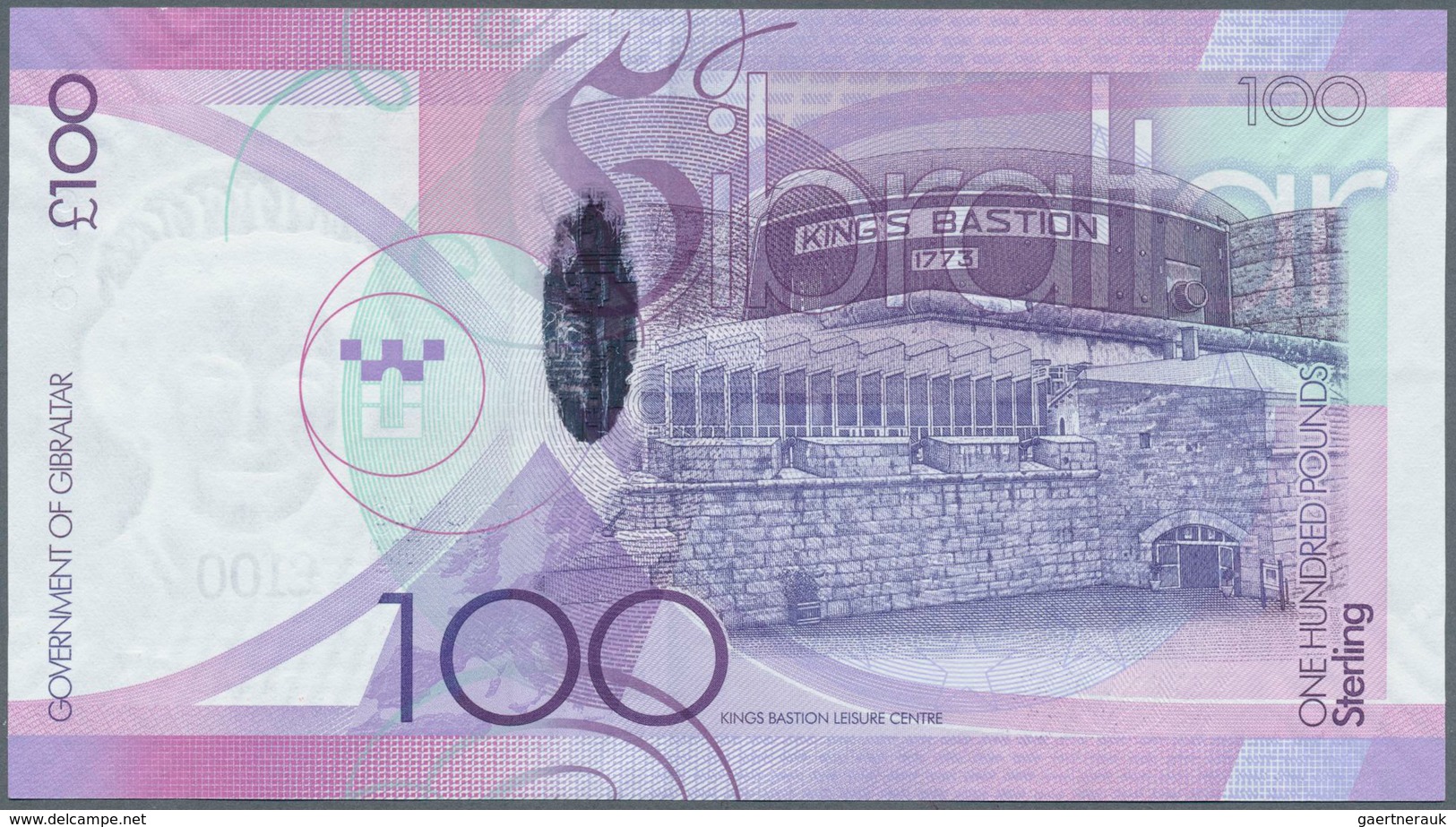 01608 Gibraltar: 100 Pounds 2011 P. 39 In Condition: UNC. - Gibilterra