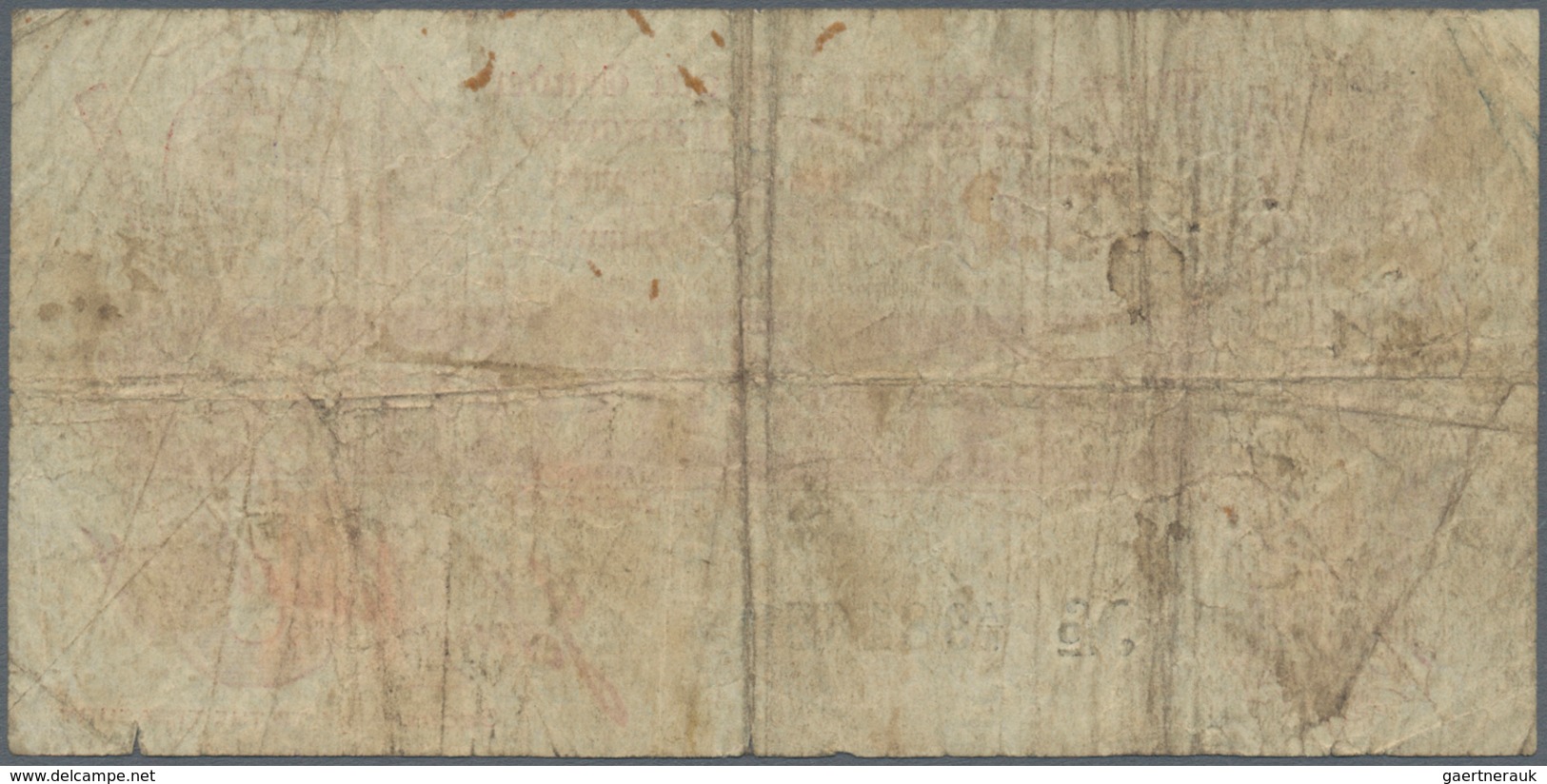 01612 Great Britain / Großbritannien: 10 Shillings ND P. 346, Stronger Used With Many Folds, Stain In Pape - Other & Unclassified