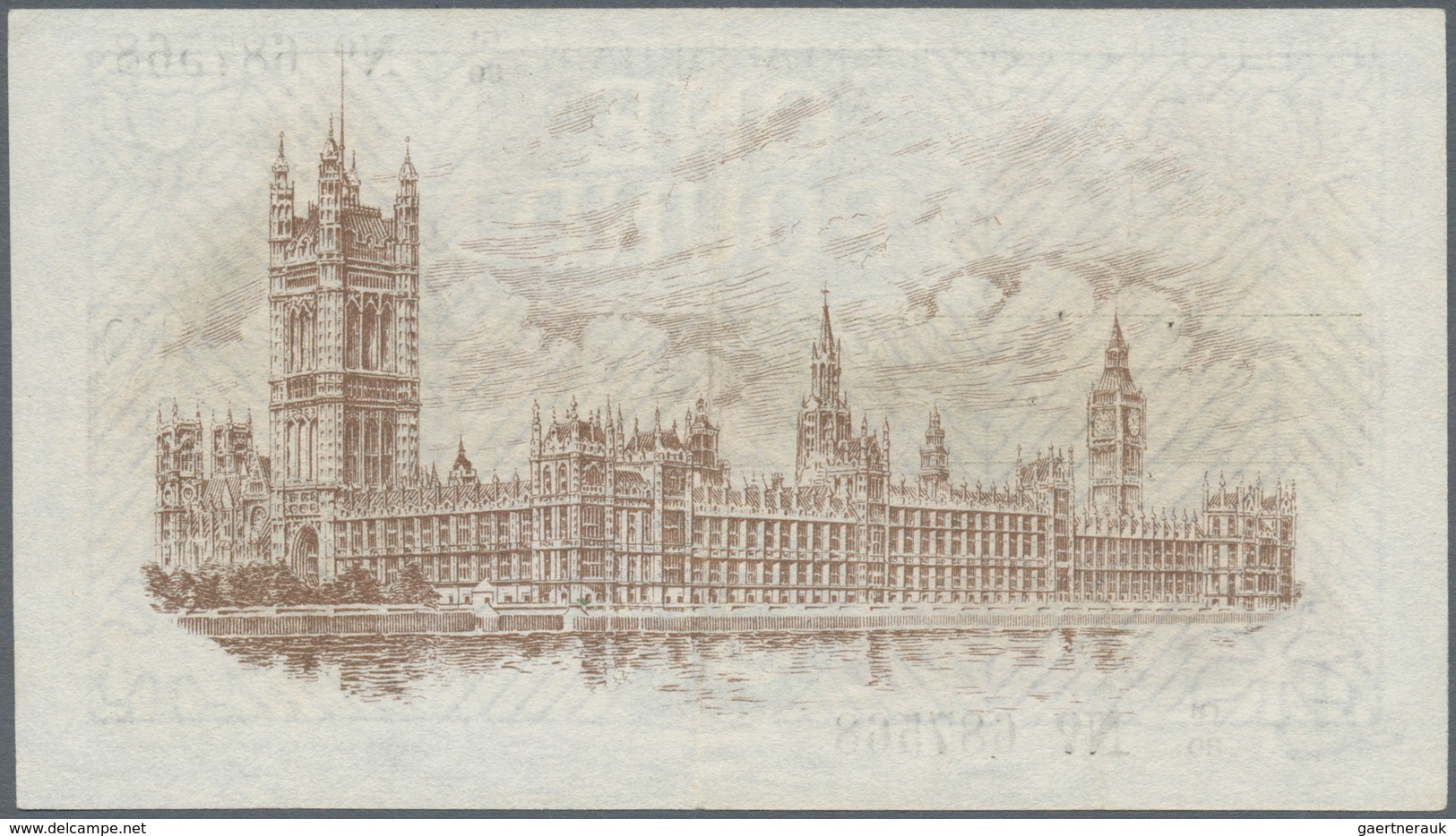 01618 Great Britain / Großbritannien: 1 Pound ND P. 359a, Light Folds In Paper, Pressed, A Few Pinholes At - Autres & Non Classés