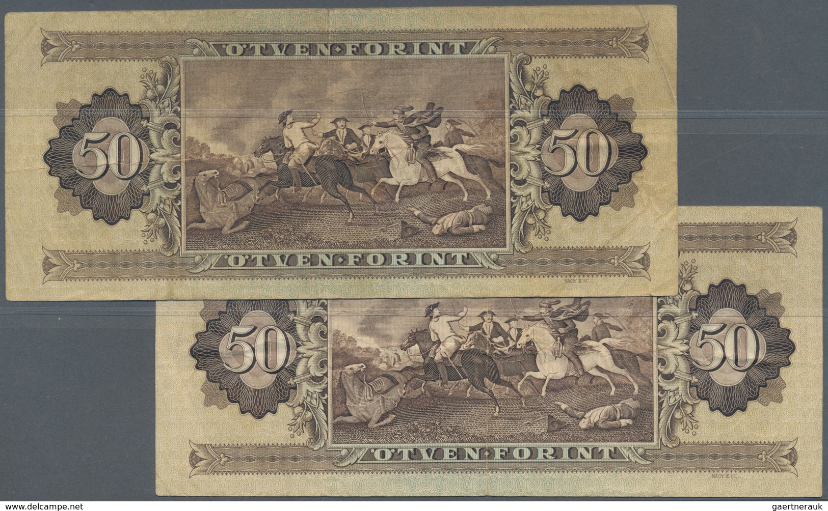 01710 Hungary / Ungarn: Very Interesting Set With 4 Banknotes, Comprising 2 X 50 Forint 1986 And 2 X 100 F - Hongarije