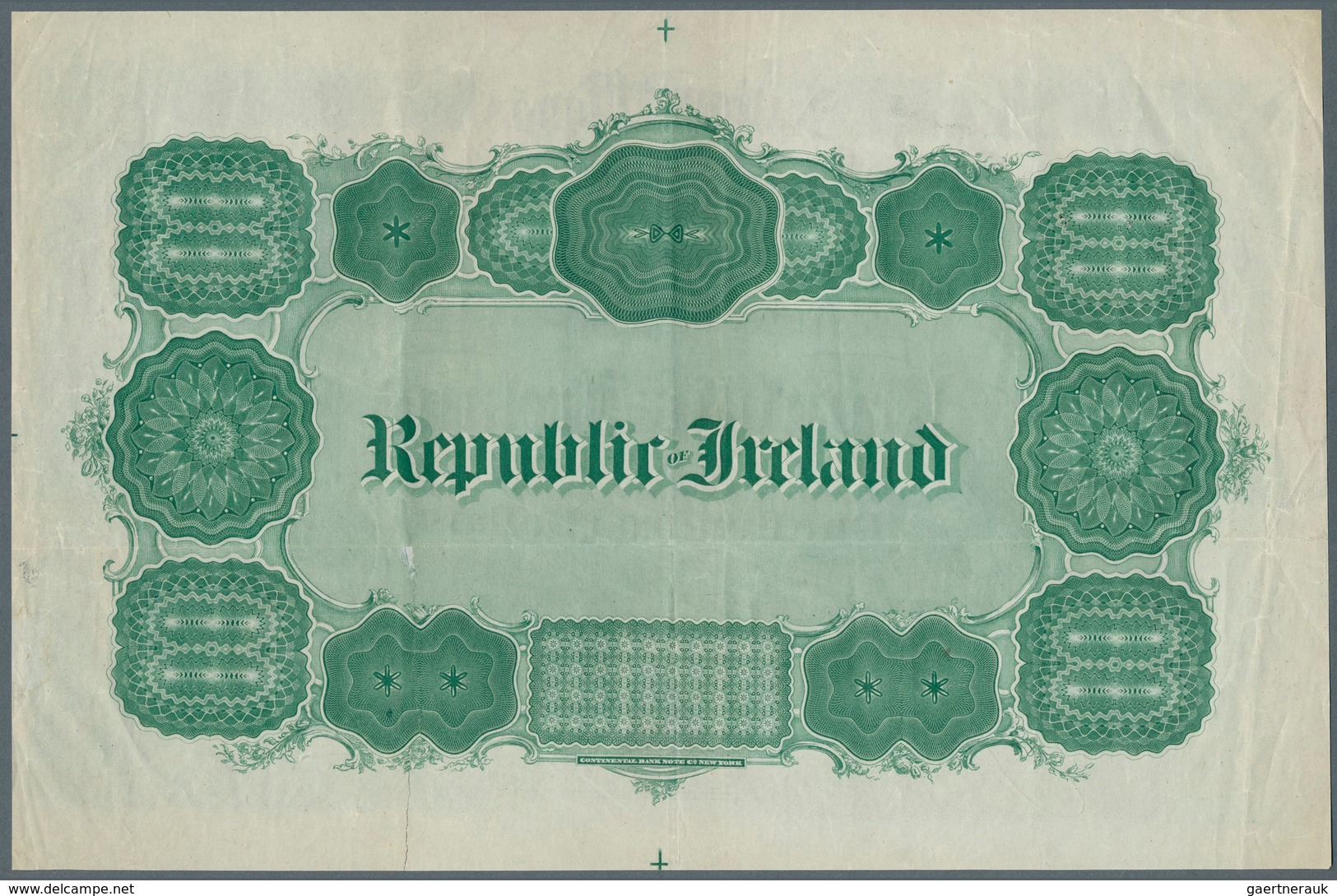 01819 Ireland / Irland: "The Republic Of Ireland" 100 Dollars 186x P. NL, Highly Rare And Seldom Seen High - Irlanda