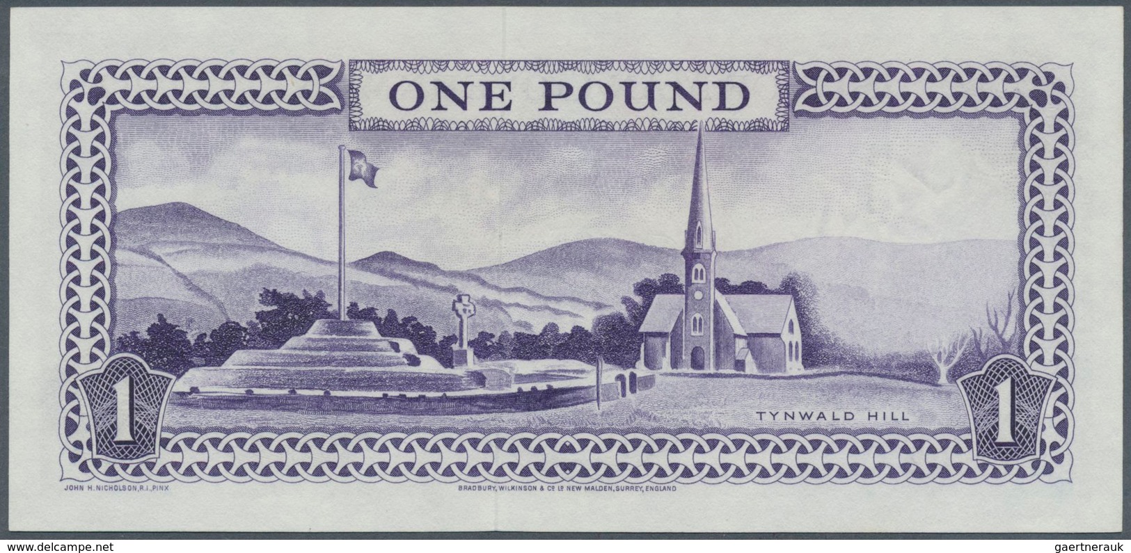 01828 Isle Of Man: 1 Pound 1961 P. 25a In Condition: UNC. - Otros & Sin Clasificación