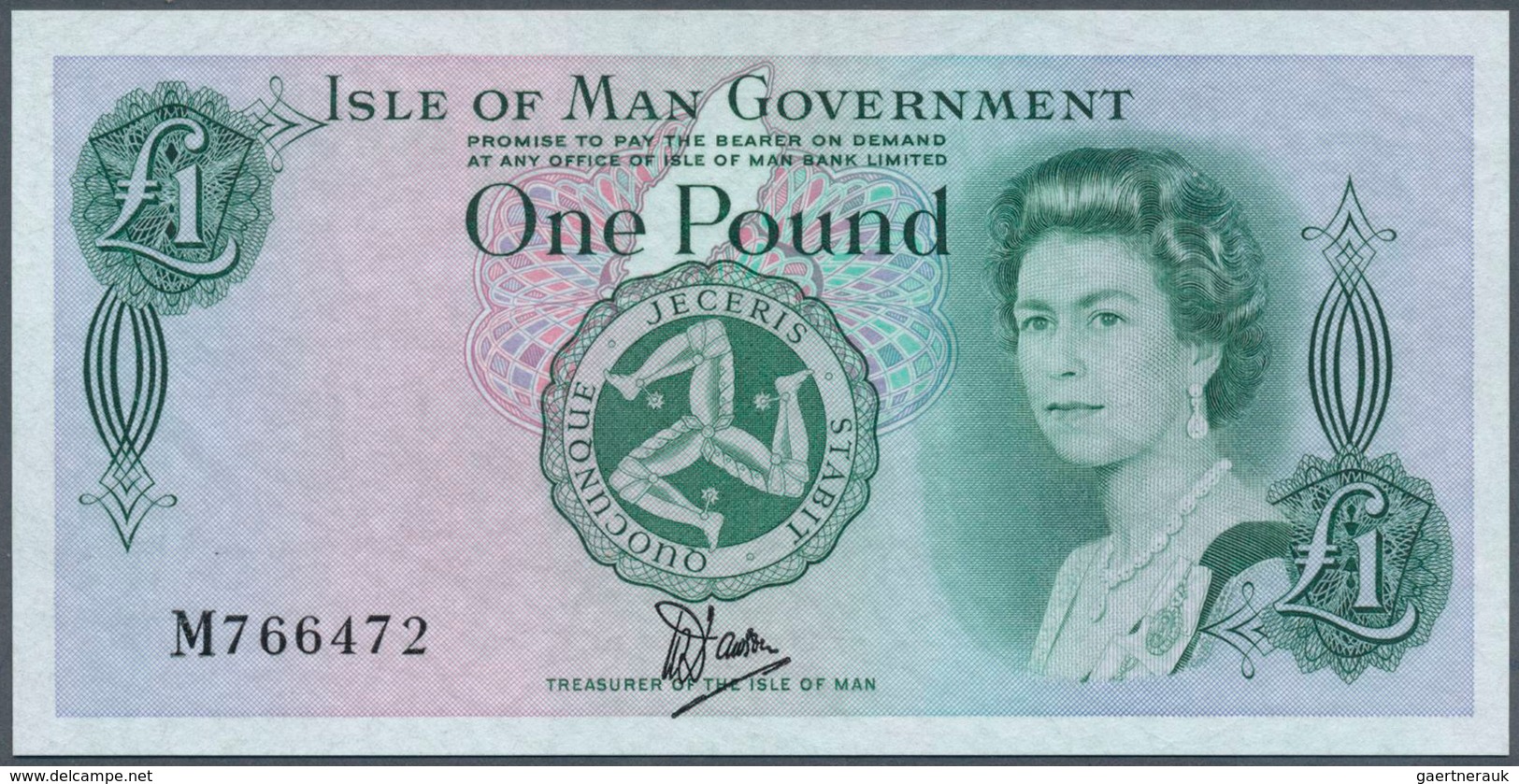 01833 Isle Of Man: TYVEK Banknote 1 Pound ND(1983) P. 39 In Condition: UNC. - Altri & Non Classificati