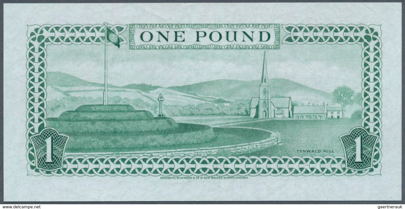 01833 Isle Of Man: TYVEK Banknote 1 Pound ND(1983) P. 39 In Condition: UNC. - Autres & Non Classés