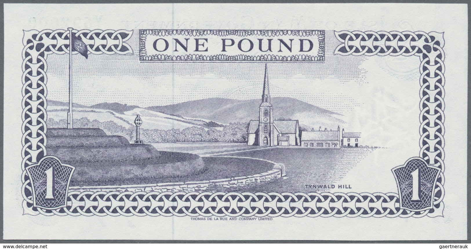 01834 Isle Of Man: Set With 4 Banknotes 1, 5, 10 And 20 Pounds ND(1990-2009), P.40b, 41b, 42b, 43b, All In - Otros & Sin Clasificación